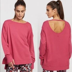 Sweaty Betty After Class Sweatshirt-S-NWT - Pink